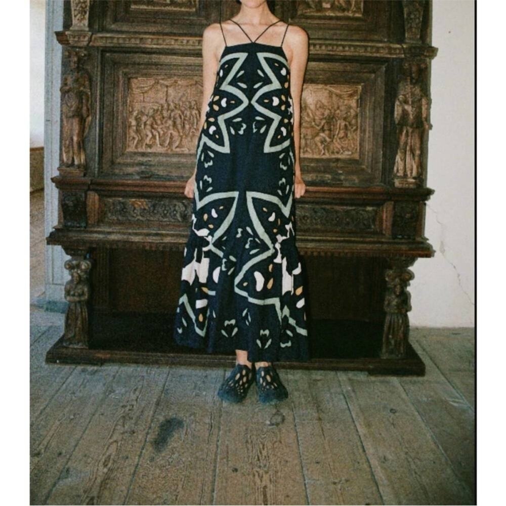 New! Sea SEA NY New York kaia kaleidoscope dress size small - Picture 10 of 11